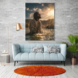 baptism of jesus wall art